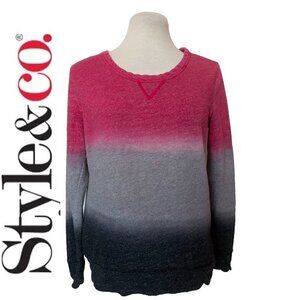 𝅺❤️ Style & CO. Ombre Sweatshirt